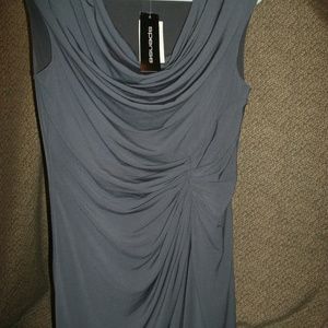 womens gray stretch dress NWT Spense brand size 4